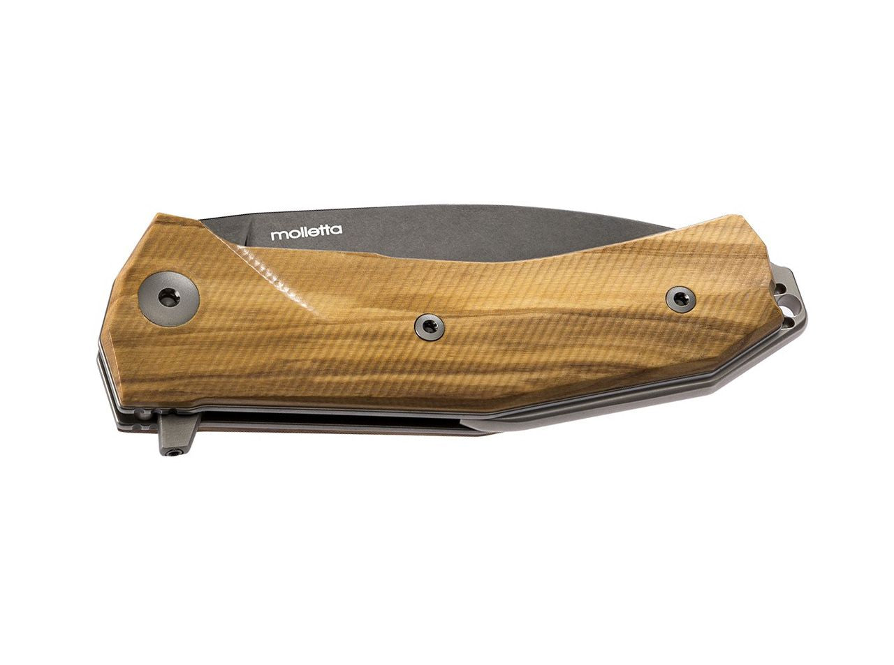 Briceag KUR Olive Wood SW LionSteel- Maner Lemn Maslin, Lama Sleipner