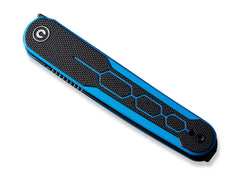 Briceag KwaiQ Milled G10 Blue & Black CIVIVI- Maner G10 Frezat, Lama Tanto Nitro-V