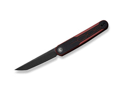 Briceag KwaiQ Milled G10 Burgundy & Black CIVIVI- Lama Tanto, Maner G10 Texturat