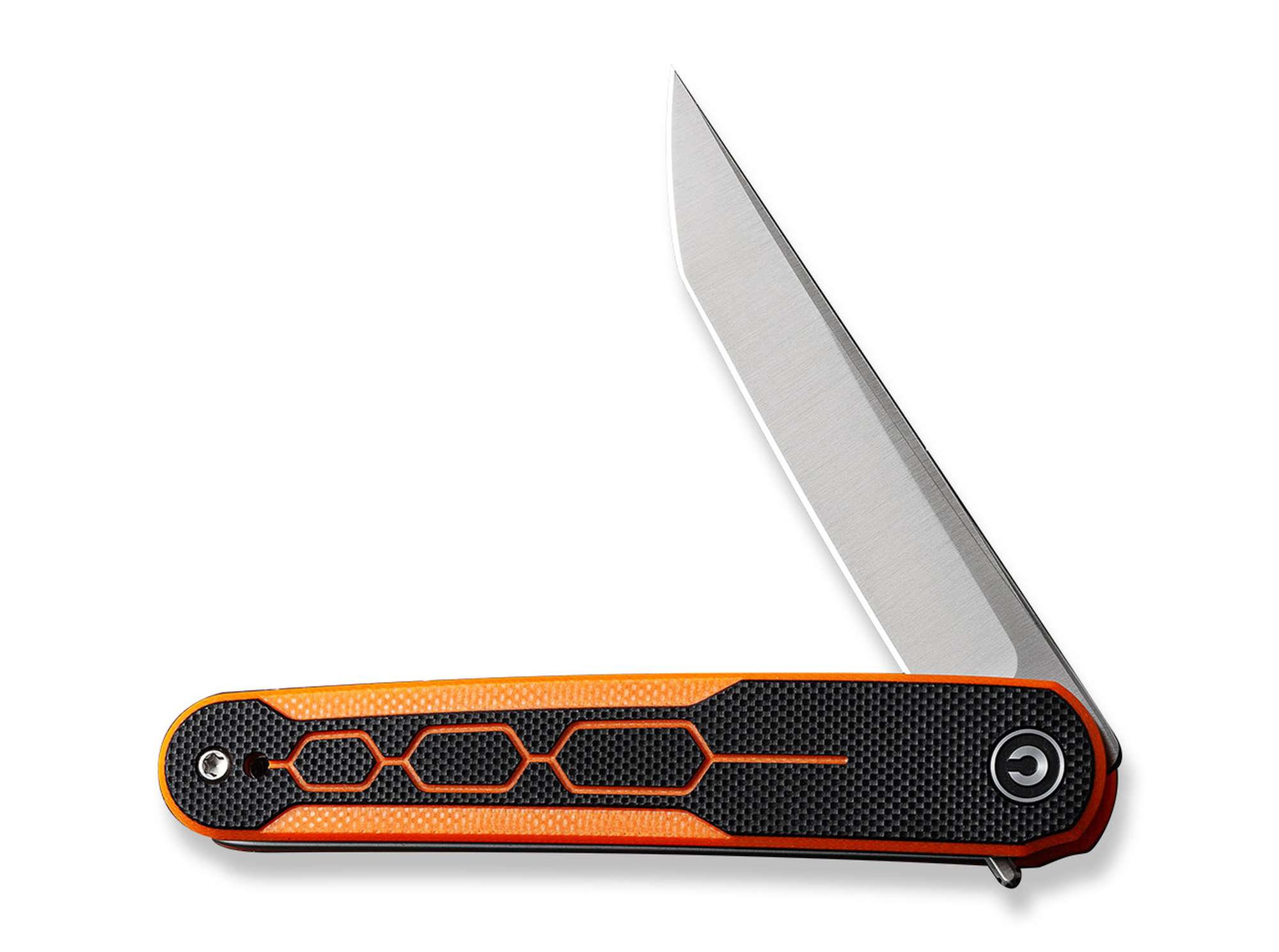 Briceag KwaiQ Milled G10 Orange & Black CIVIVI- Lama Tanto, Utilizare EDC