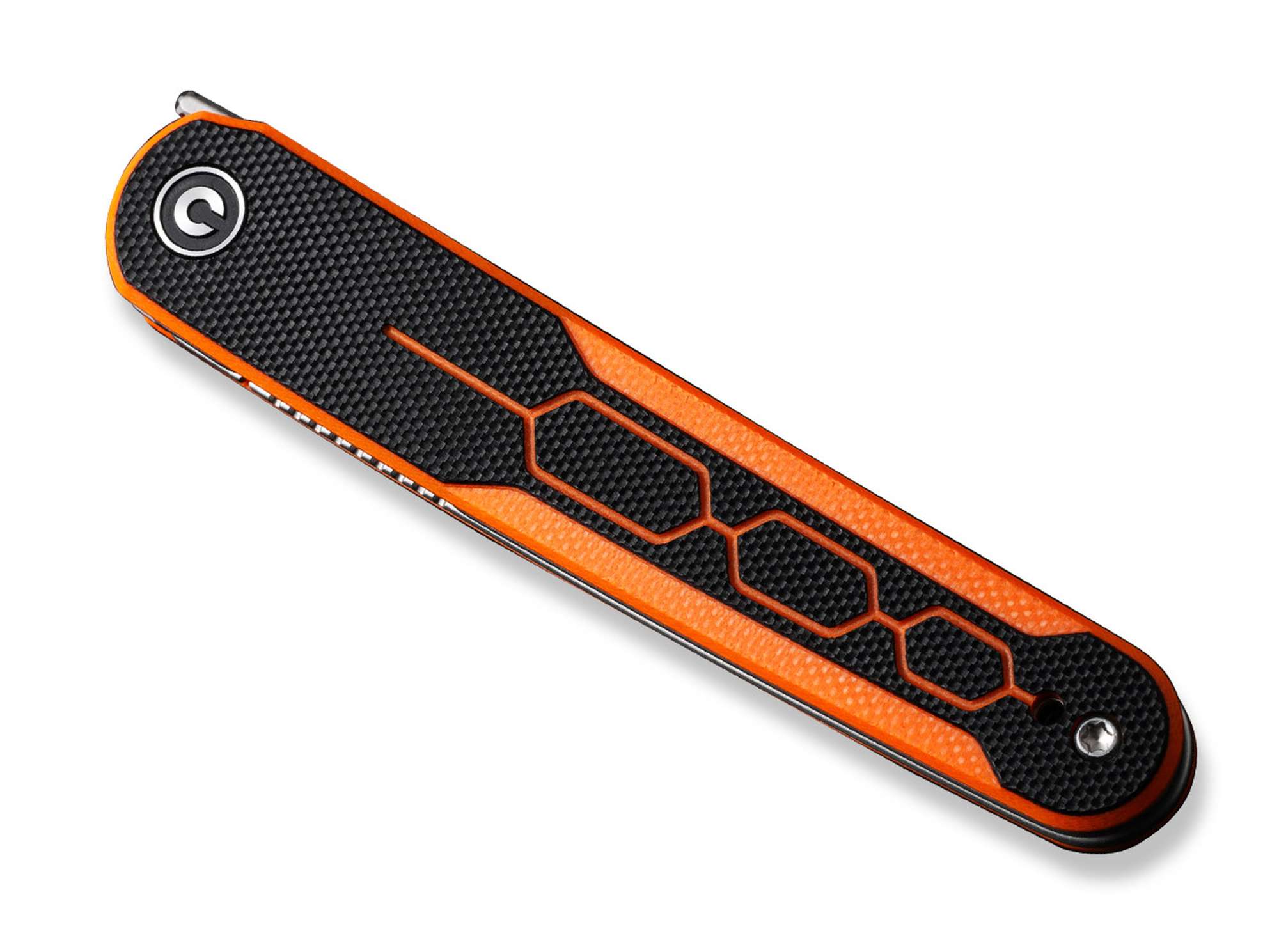 Briceag KwaiQ Milled G10 Orange & Black CIVIVI- Lama Tanto, Utilizare EDC