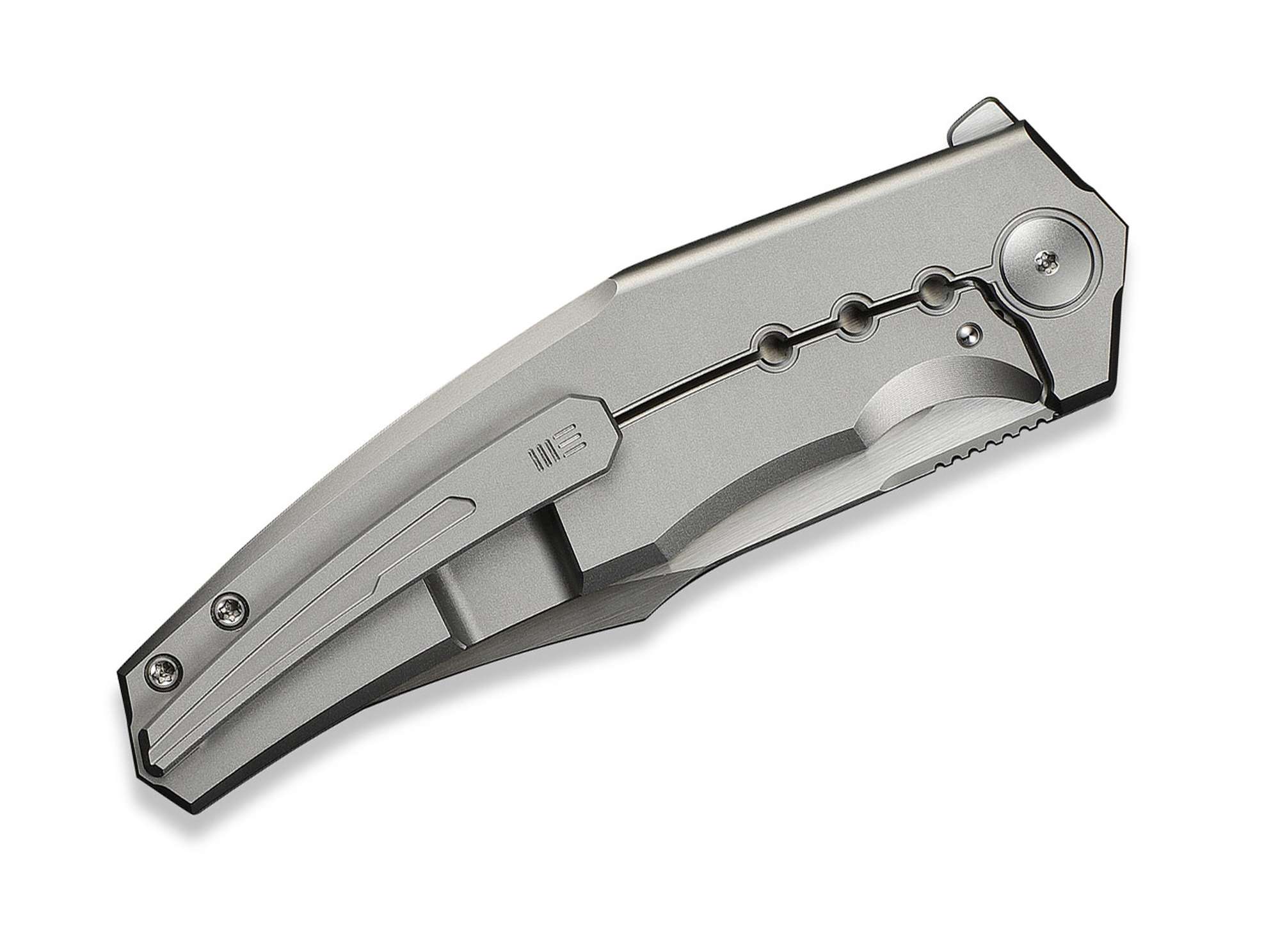 Briceag Kyklos M390 Gray Ti WE Knife- Design Elegant, Maner Titan Gri