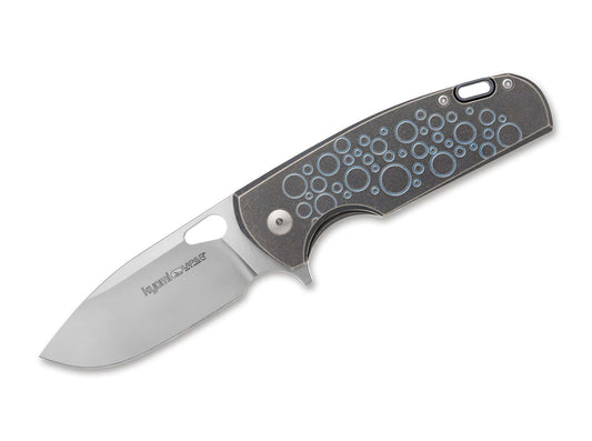 Briceag Kyomi Titanium Bubbles Blue Ltd. Edition Viper- Editie Limitata, Maner Titan Albastru