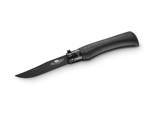 Briceag L All Black Old Bear- Design Elegant Negru, Lama Teflonata