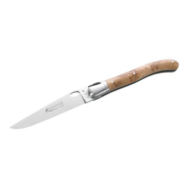 Briceag LAGUIOLE NATURE Fontenille Pataud - Oțel 12C27, Mâner Ienupăr, Backlock