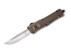 Briceag Large Desert Sand Distressed CTK-1 Drop CobraTec- OTF, D2