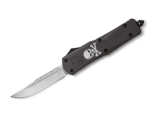 Briceag Large Jolly Roger FS-3 Drop CobraTec- Lamă D2, Mecanism OTF