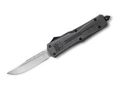 Briceag Large Stonewash FS-3 Drop CobraTec- Lamă D2 Drop Point, Mecanism OTF
