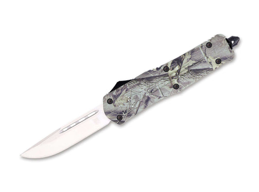 Briceag Large Woodland FS-3 Drop CobraTec- Lama D2 Drop Point, Mecanism OTF Rapid