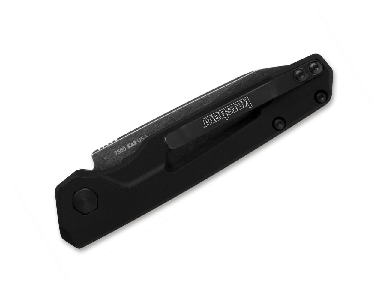 Briceag Launch 11 Automatic All Black Kershaw- Deschidere Rapida, Maner Aluminiu