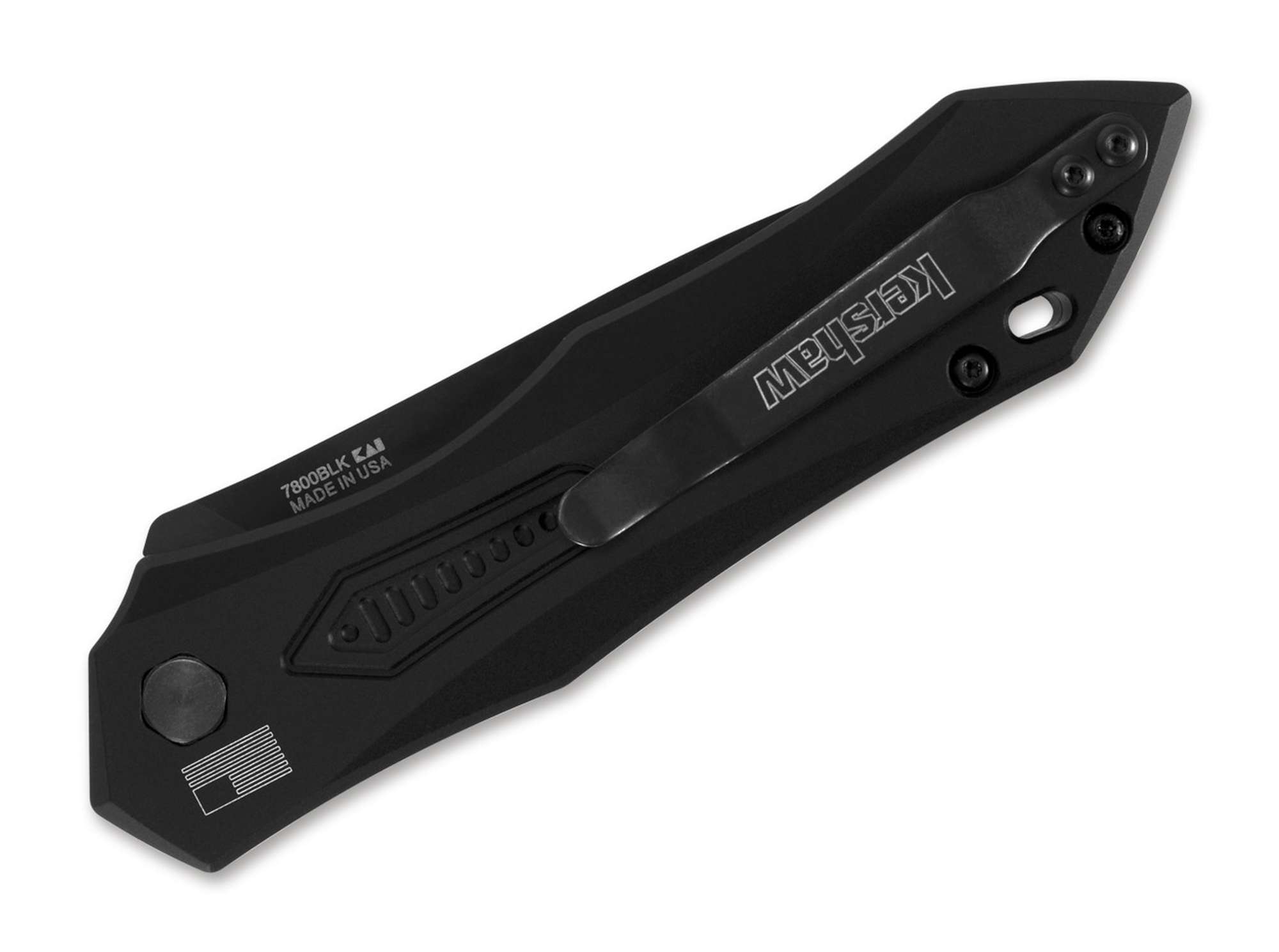Briceag Launch 6 Kershaw- Deschidere Automata, Design Negru Tactil