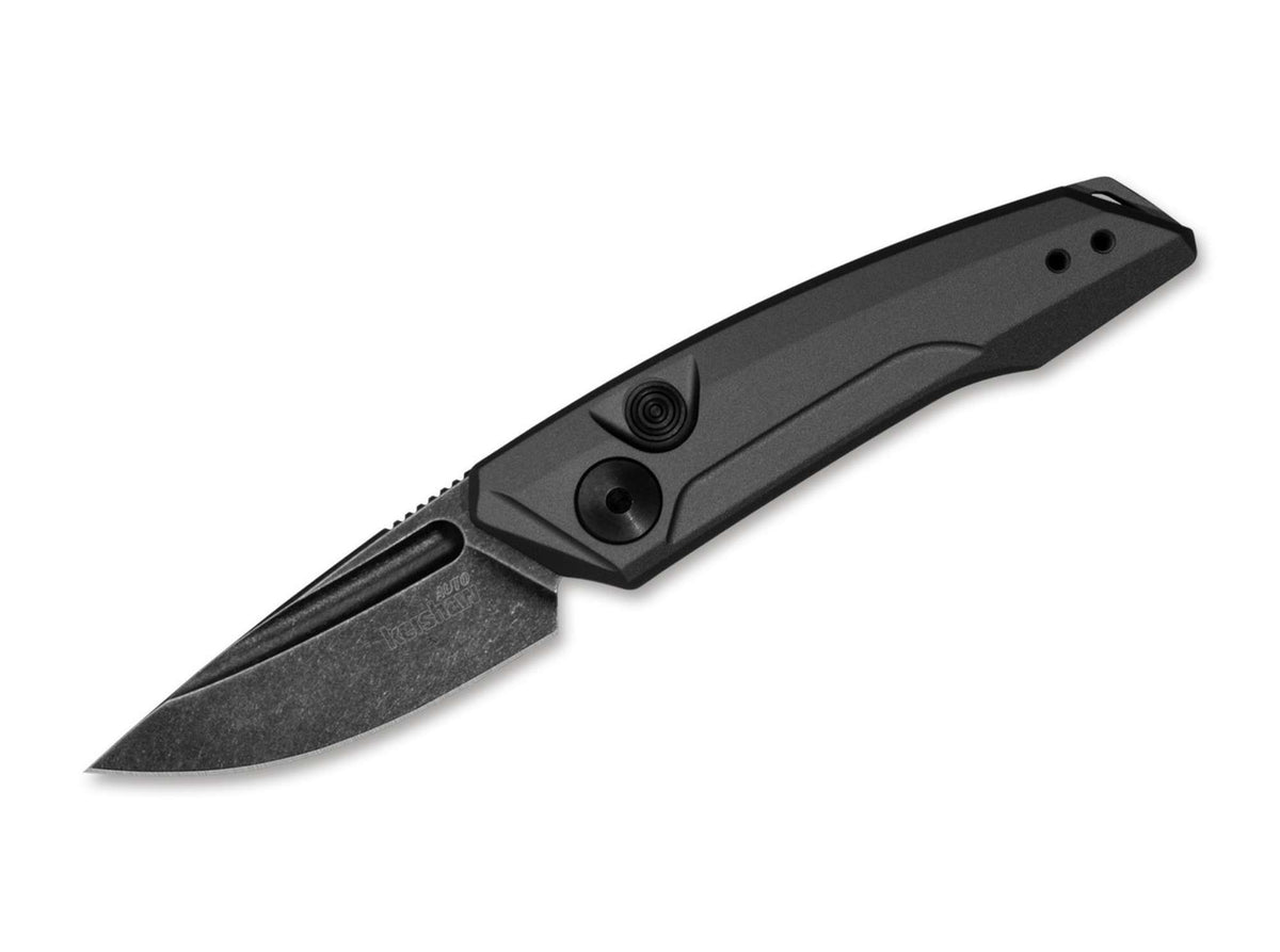 Briceag Launch 9 Aluminum Grey BW Kershaw- Automat, Lama CPM-154