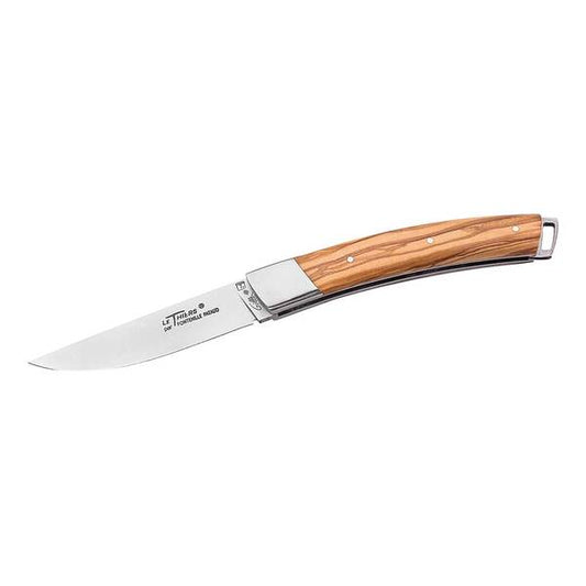 Briceag LE THIERS NATURE Fontenille Pataud - Oțel 14C28N, Mâner Olivenholz