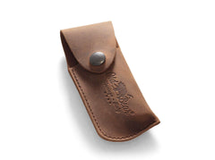 Briceag Leather Pouch Small Old Bear- Pouch din Piele, Inchidere cu Capsa