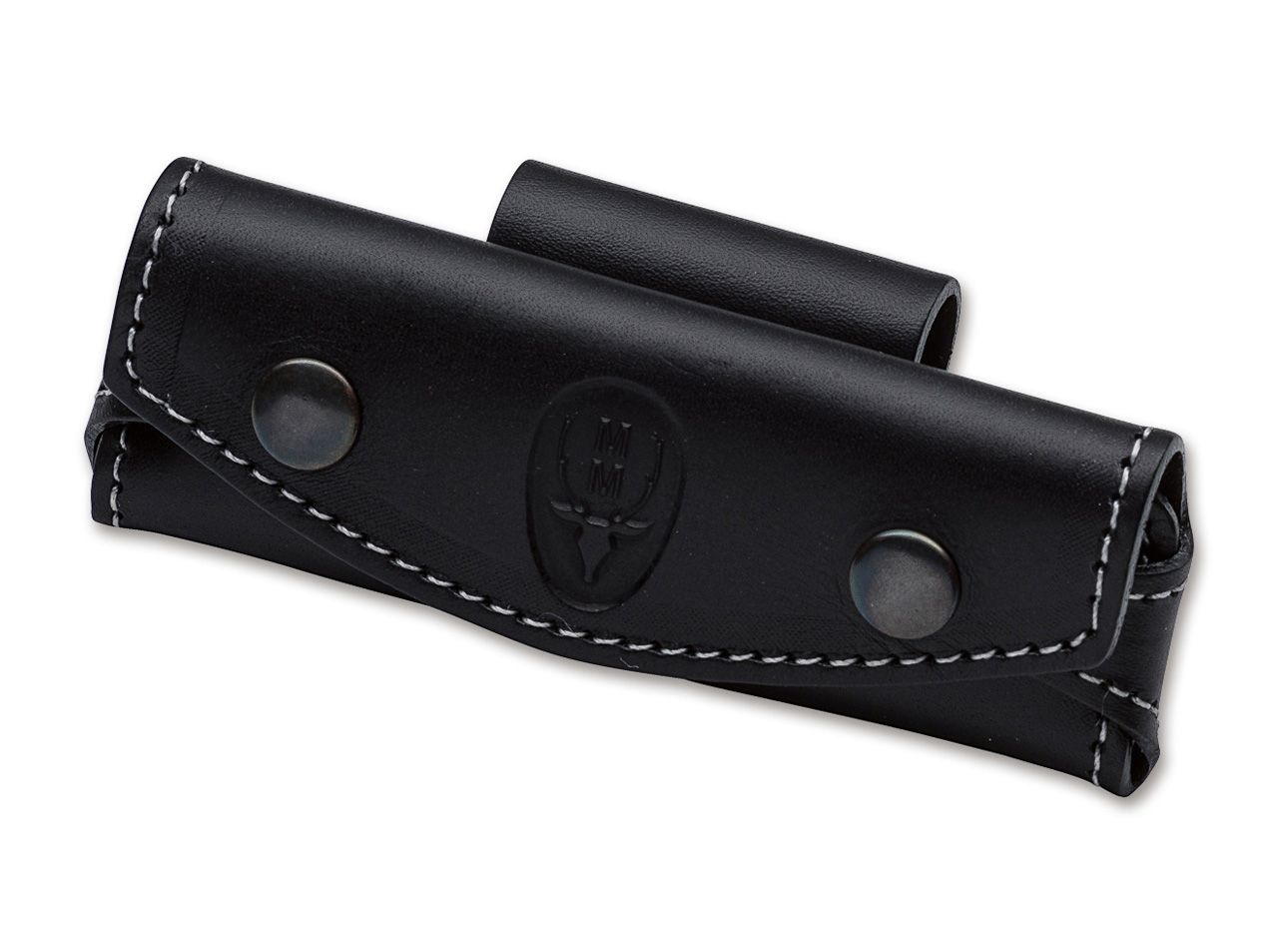 Briceag Leder-Etui Schwarz Muela- Piele Premium, Prindere Orizontala