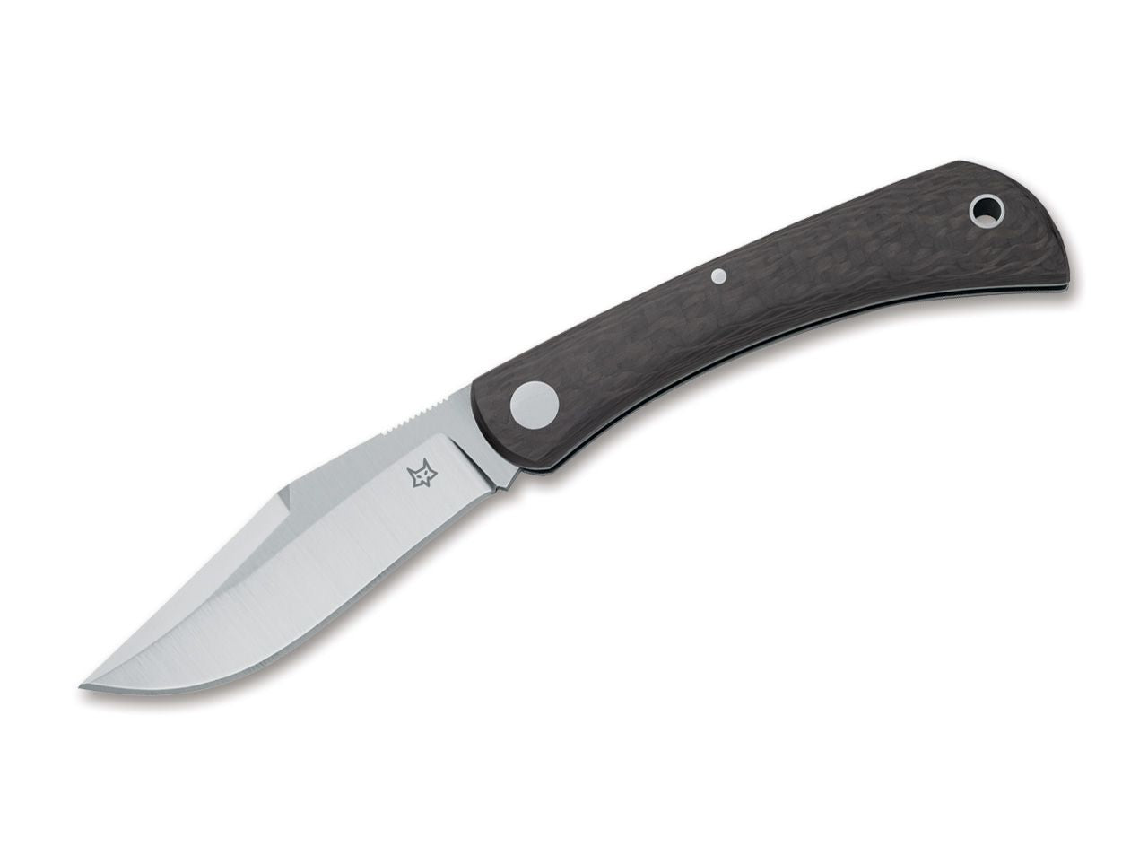 Briceag Libar CF Fox Knives- Lamă M390, Mâner Fibră de Carbon
