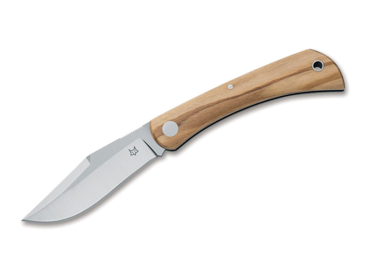 Briceag Libar Olive Fox Knives- Lama M390, Maner Lemn Maslin