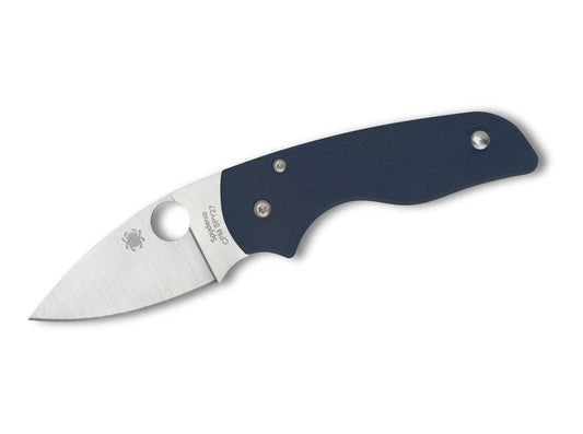 Briceag Lil' Native CPM SPY27 FRN Blue PlainEdge Spyderco- SPY27, G10