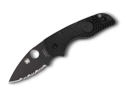 Briceag Lil’ Native Lightweight FRN Black Blade SpyderEdge Spyderco- Backlock, DLC