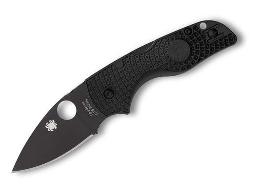 Briceag Lil’ Native Lightweight Spyderco- FRN, Lama Neagra