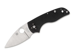 Briceag Lil' Native Slipit Black Spyderco- Lama CPM-S-30V, Maner G10 Texturat
