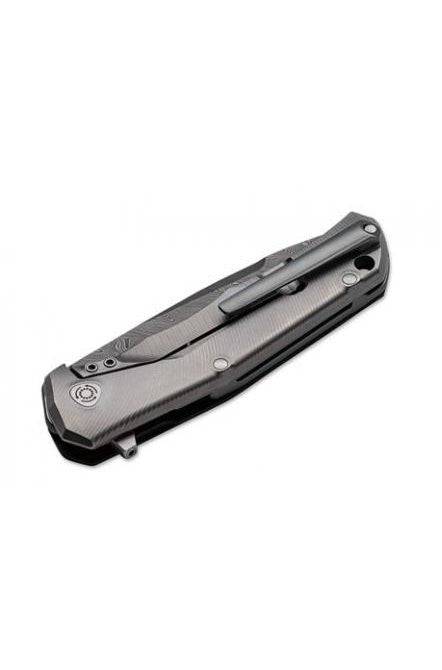 Briceag Lionsteel T.R.E. Damascus Raindrop Carbon