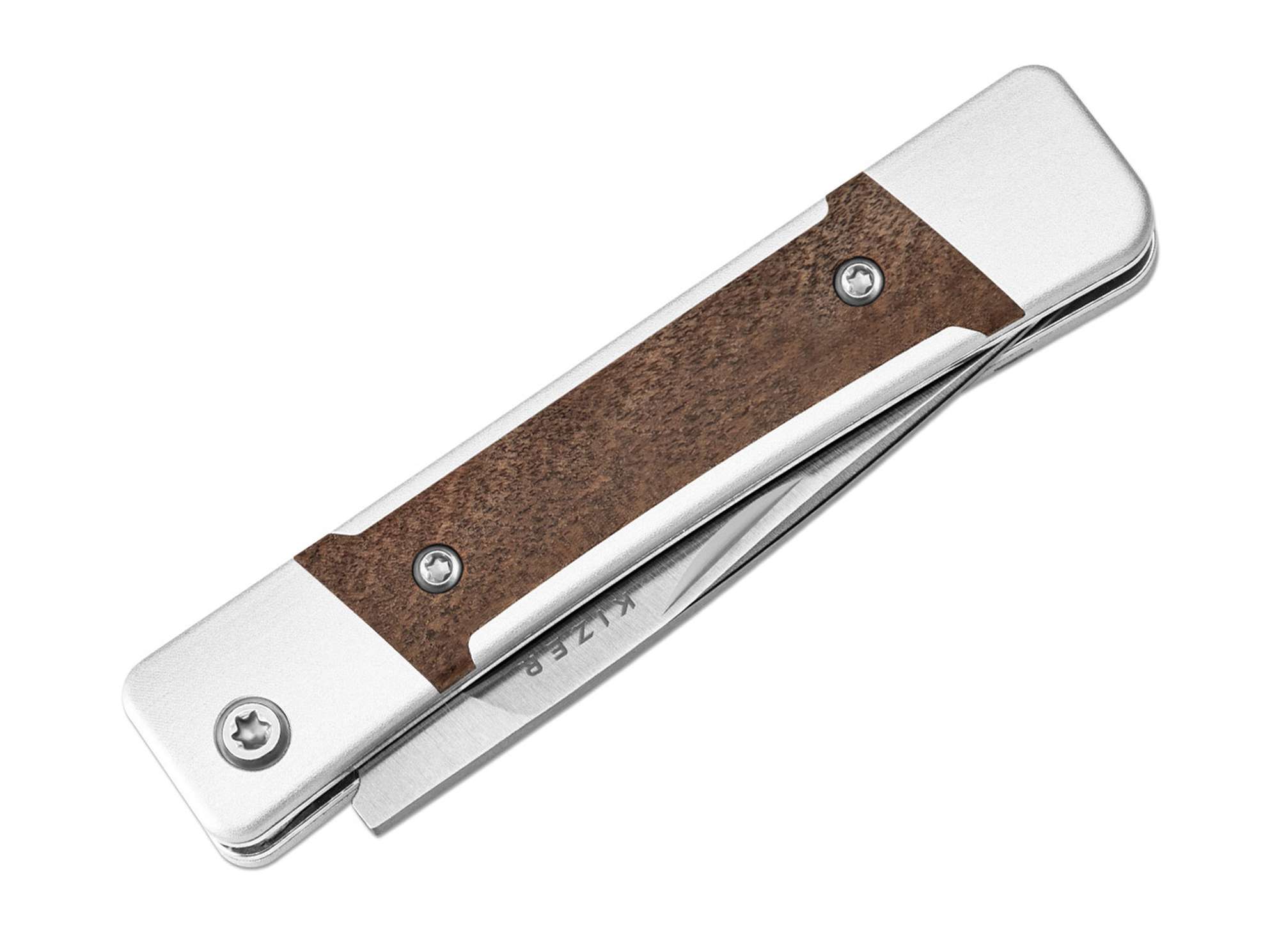 Briceag Little Grand Nitro-V Aluminum & Mkuruti Kizer- Compact, Slipjoint
