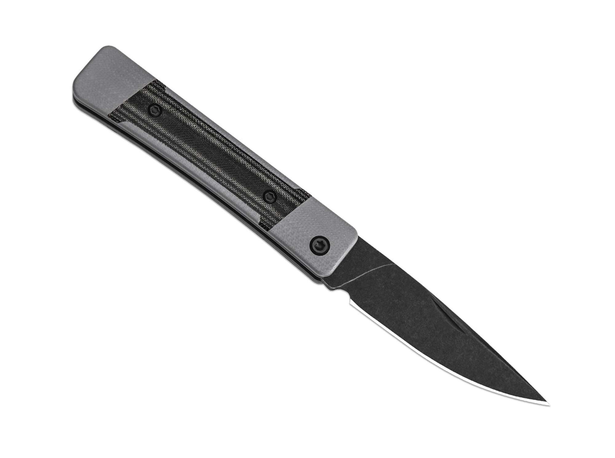 Briceag Little Grand Nitro-V G10 Black Micarta Kizer- Lamă Nitro-V, Slipjoint