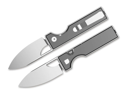 Briceag Little Ringbo AEB-L Aluminum Kizer- Lama AEB-L, Blocare Button Lock