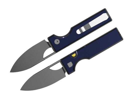 Briceag Little Ringbo Kizer- Lama AEB-L, Maner Aluminiu Albastru