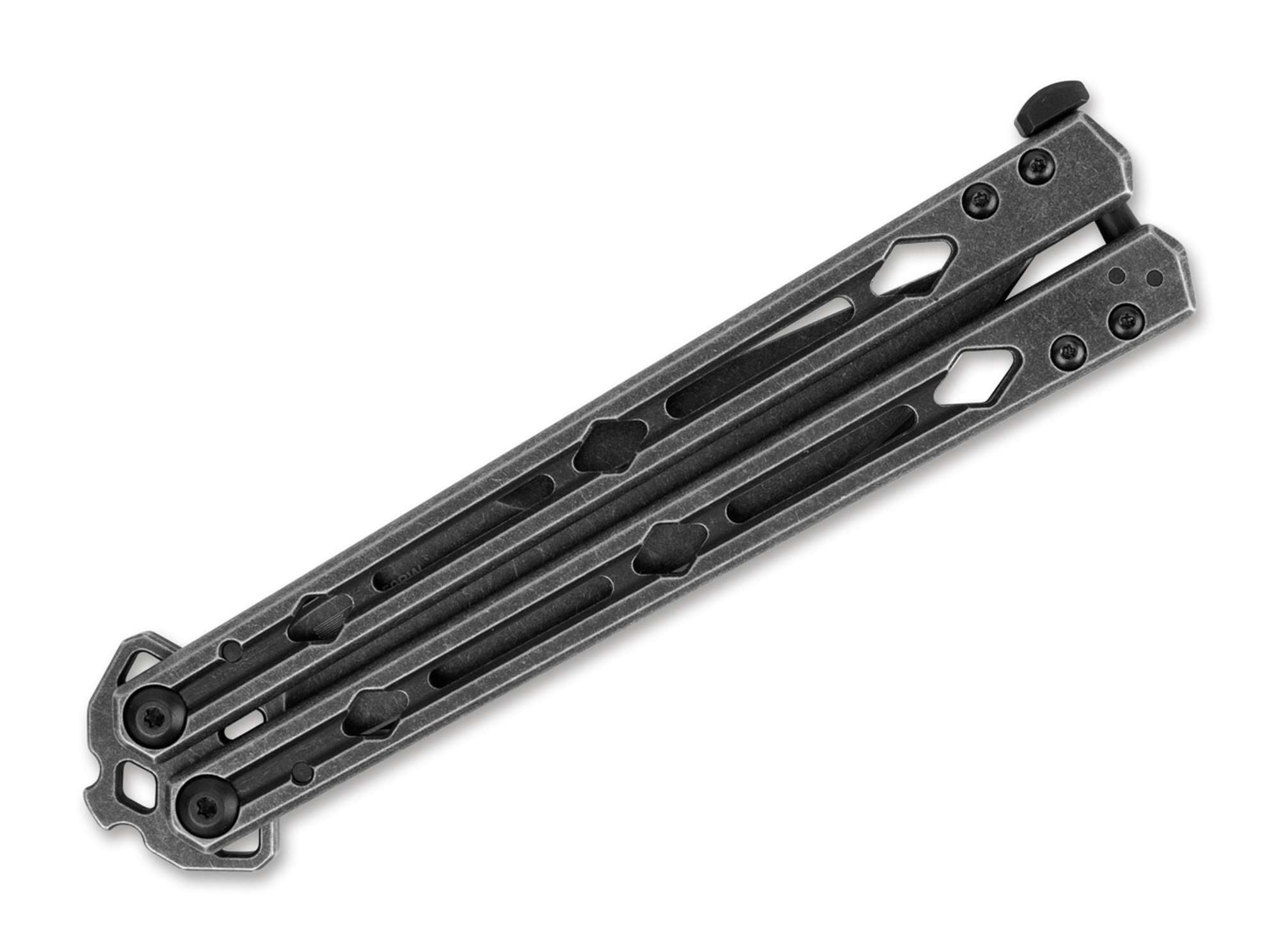Briceag Lucha Blackwash Kershaw- Design Balisong, Fabricat in SUA