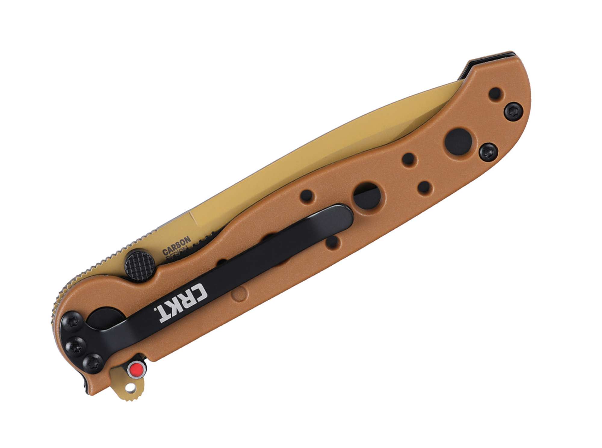 Briceag M16-01DZ Spearpoint GRN Desert CRKT- Design Slim, Maner GRN