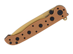 Briceag M16-01DZ Spearpoint GRN Desert CRKT- Design Slim, Maner GRN