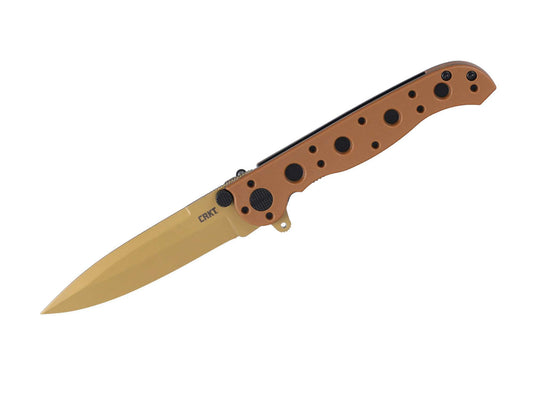 Briceag M16-01DZ Spearpoint GRN Desert CRKT- Design Slim, Maner GRN