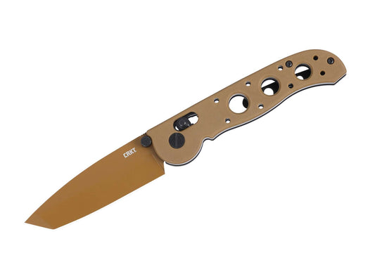 Briceag M16-02XD Desert CRKT- Lama D2 Tanto, Finisaj Desert Tan