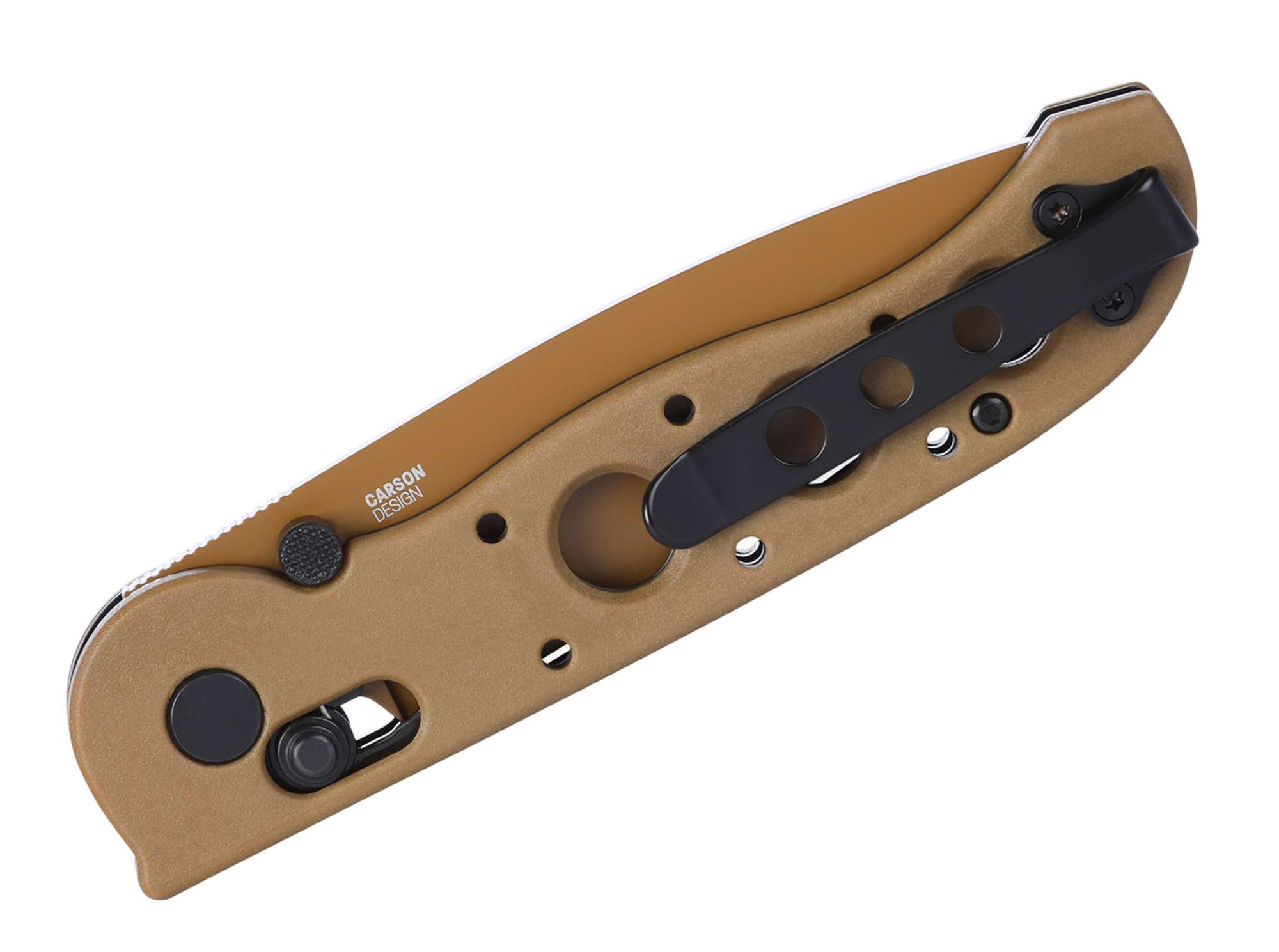Briceag M16-02XD Desert CRKT- Lama D2 Tanto, Finisaj Desert Tan