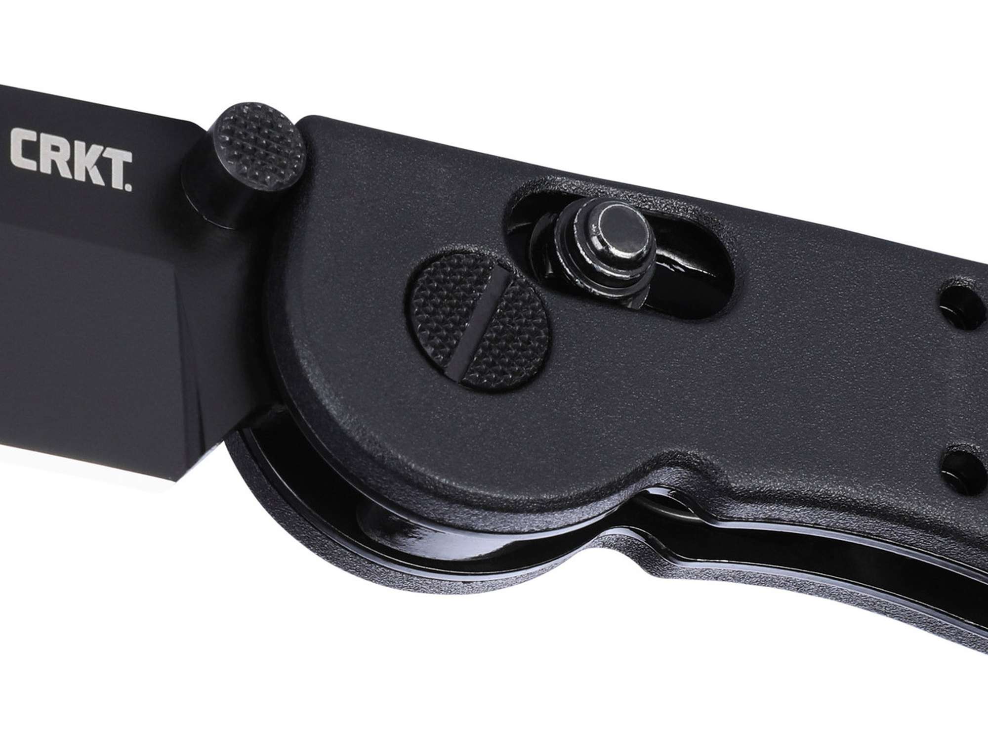 Briceag M16-03XK Crossbar Lock All Black CRKT- Lama D2, Blocare Ambidextra