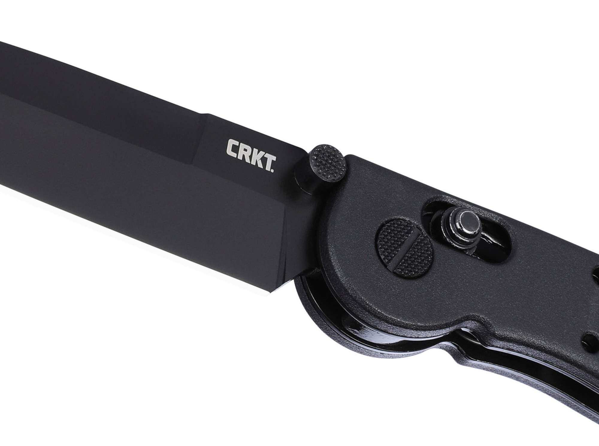 Briceag M16-03XK Crossbar Lock All Black CRKT- Lama D2, Blocare Ambidextra