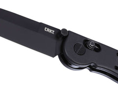 Briceag M16-03XK Crossbar Lock All Black CRKT- Lama D2, Blocare Ambidextra