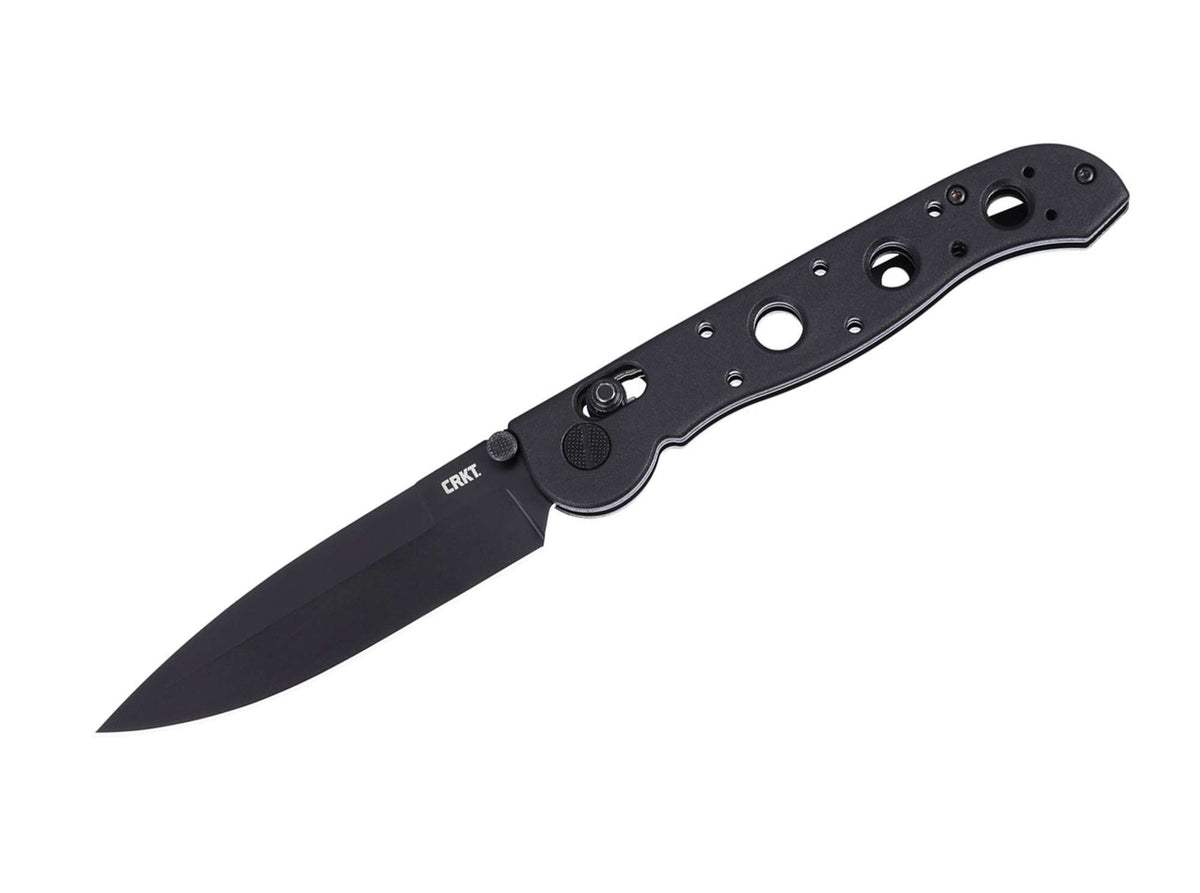 Briceag M16-03XK Crossbar Lock All Black CRKT- Lama D2, Blocare Ambidextra