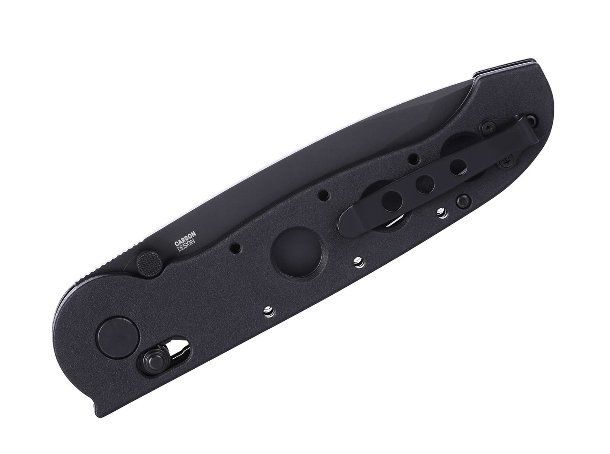 Briceag M16-14XK All Black CRKT- Lama Tanto Serrata, Design Tactic
