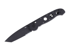 Briceag M16-14XK All Black CRKT- Lama Tanto Serrata, Design Tactic
