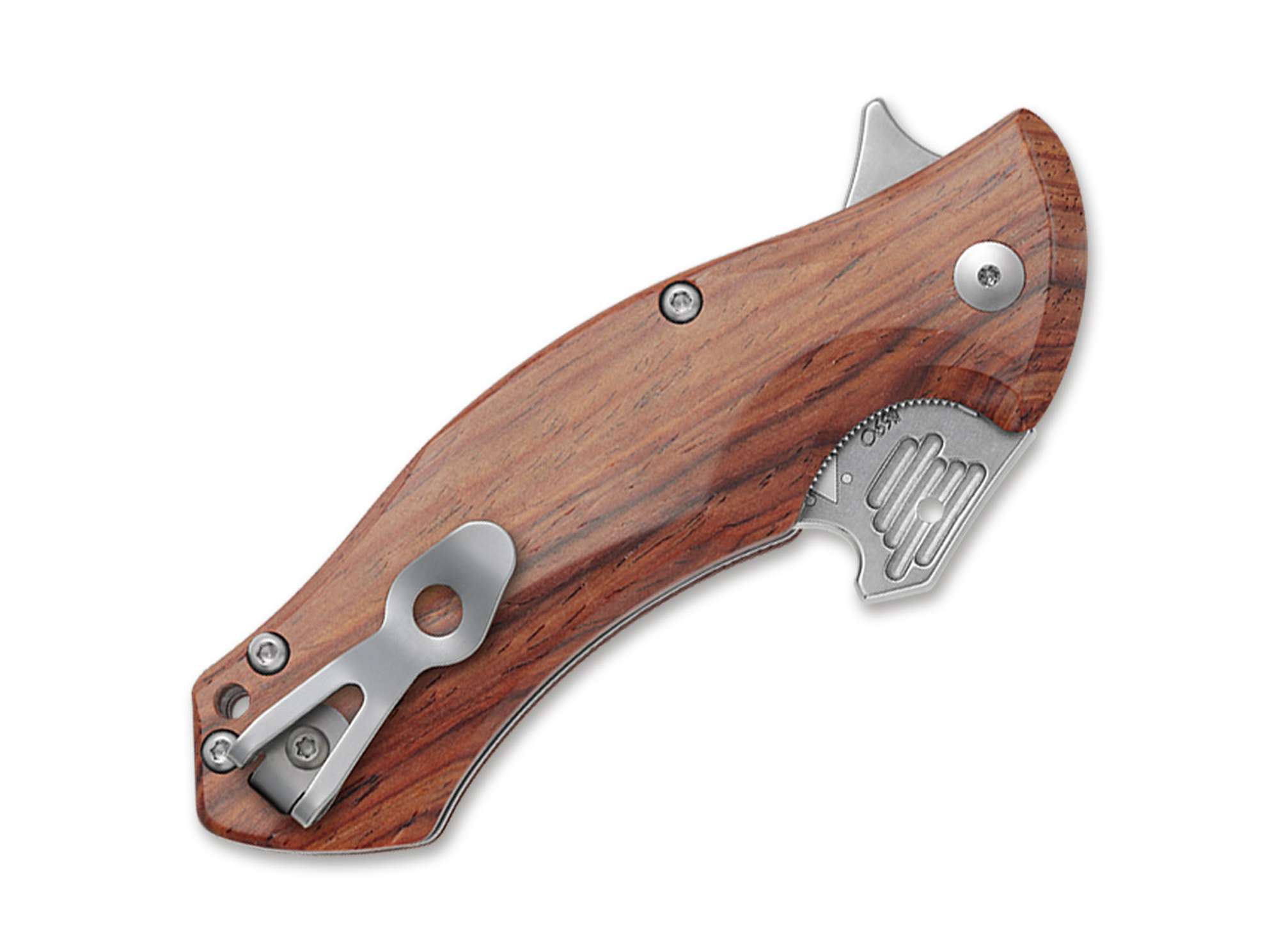 Briceag Magà Cocobolo Satin Viper- Maner Cocobolo, Deschidere Flipper