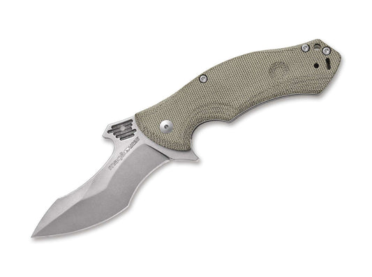 Briceag Magà Green Micarta Stonewash Viper- Lama N690, Maner Micarta Verde