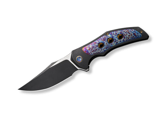 Briceag Magnetron Black Flamed Titanium WE Knife- Lama CPM-20CV, Maner Titan Flamat