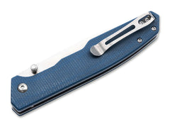 Briceag Magnum Deep Blue Canvas – Cuțit EDC Modern, Ușor și Elegant