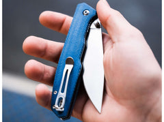 Briceag Magnum Deep Blue Canvas – Cuțit EDC Modern, Ușor și Elegant