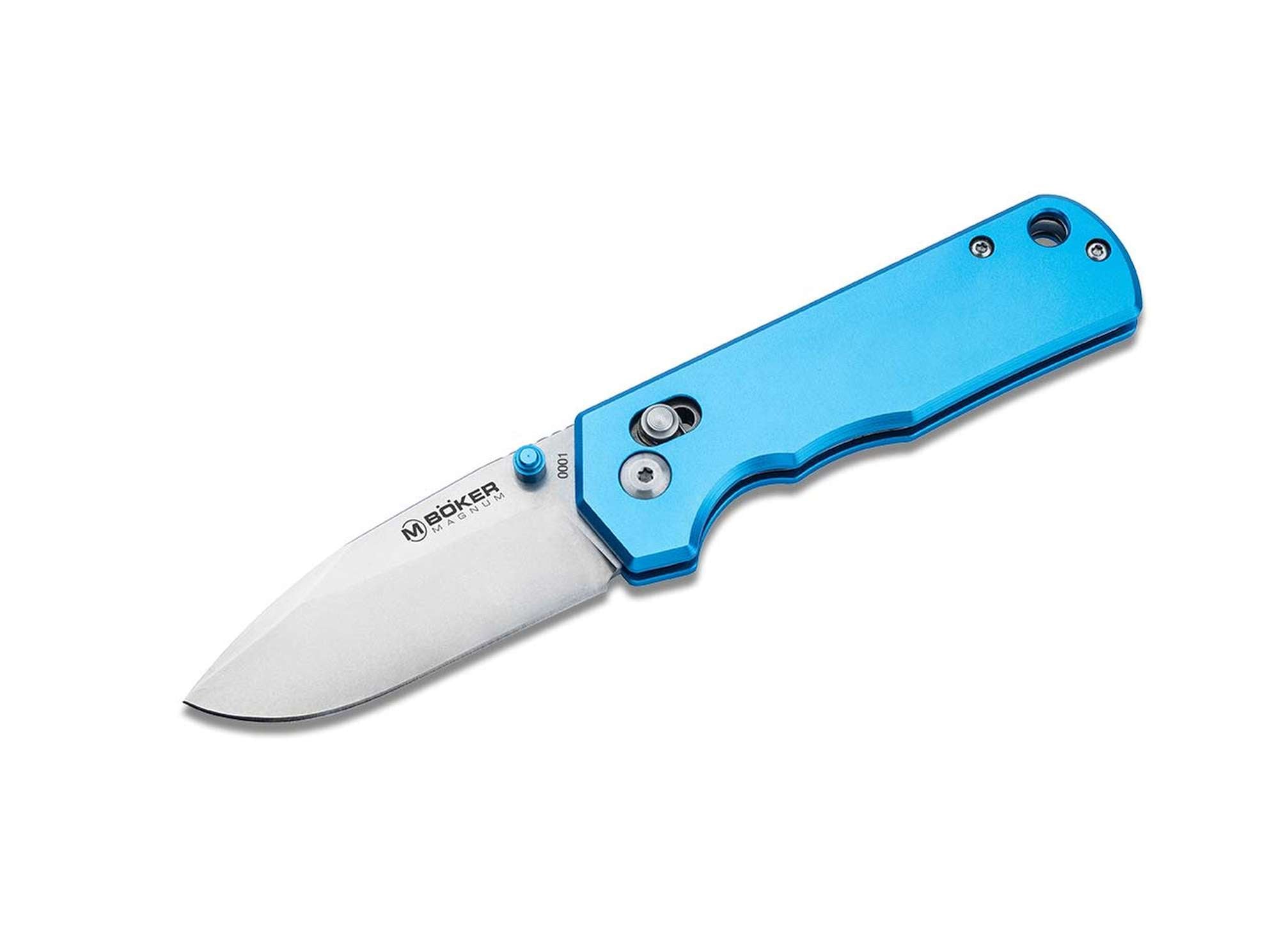 Briceag Magnum Rockstub Blue Elox – Cuțit EDC Compact, Modern și Fiabil