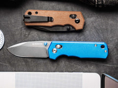 Briceag Magnum Rockstub Blue Elox – Cuțit EDC Compact, Modern și Fiabil