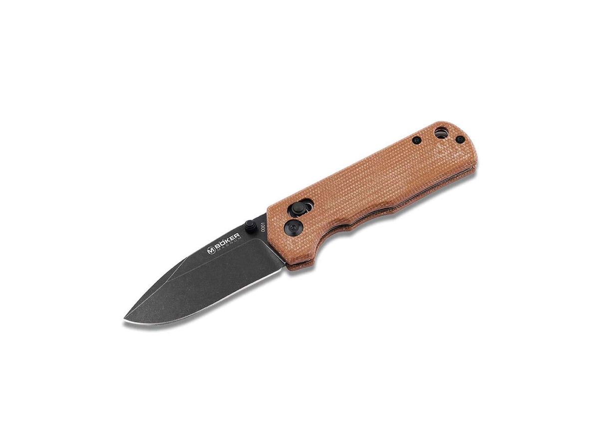 Briceag Magnum Rockstub Brown Micarta – Cuțit EDC Compact, Robust și Natural